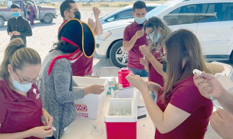 Llega a 8,114 dosis vacunación americana en Nuevo Laredo y Colombia
