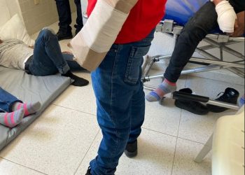 Se voltea una pick up en Coahuila; hay un migrante muerto y 9 heridos