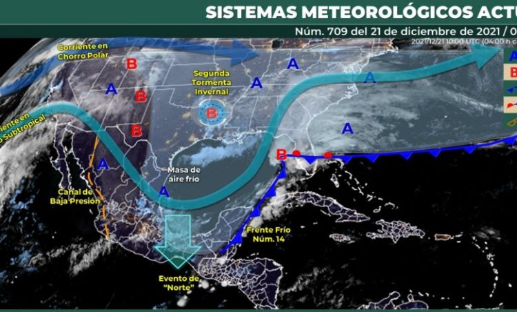 Pronostican frío de 0 a 5 grados en todo Tamaulipas
