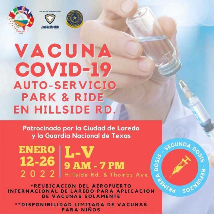 Vacunan a niños mayores de 5 años, en el Park and Ride