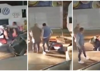 VIDEO | Repartidor de DiDi es golpeado por varios sujetos en calles de la CdMx
