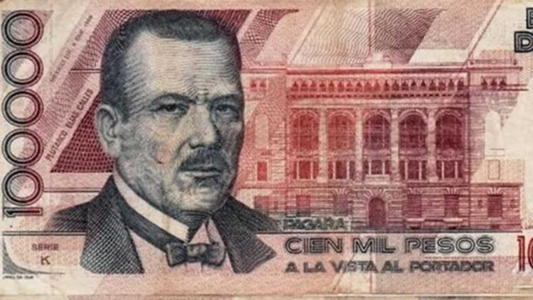 Este es el billete de 100 mil pesos que se cotiza hasta en 21 mil pesos