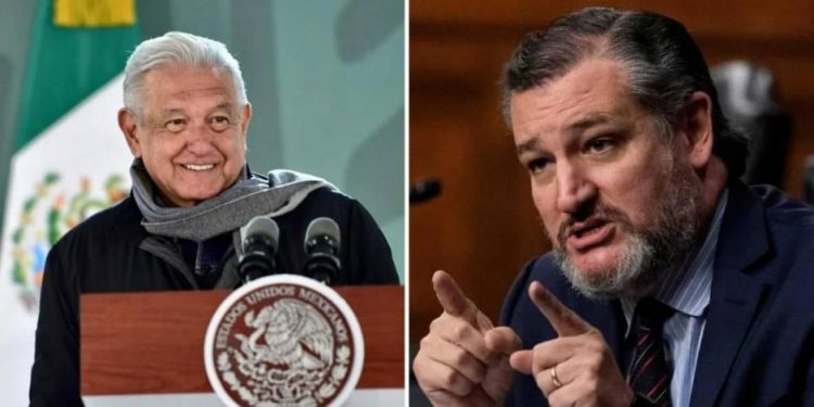 Ted Cruz es «chueco y metiche», arremete AMLO