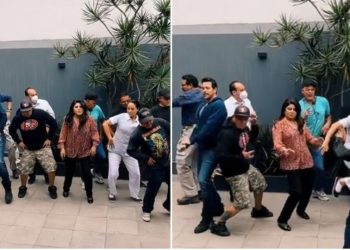 VIDEO | Victoria Ruffo hace un caos al bailar pasito duranguense en TikTok
