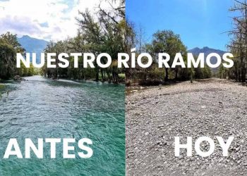 Pega sequía al río Ramos, en Nuevo León, y lo cierran