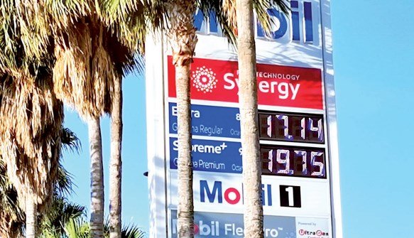 Sufre gasolina alza histórica