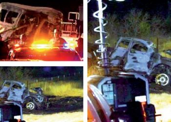 Mueren 9 en choque frontal