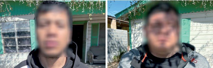 Caen con armas de alto poder dos indocumentados