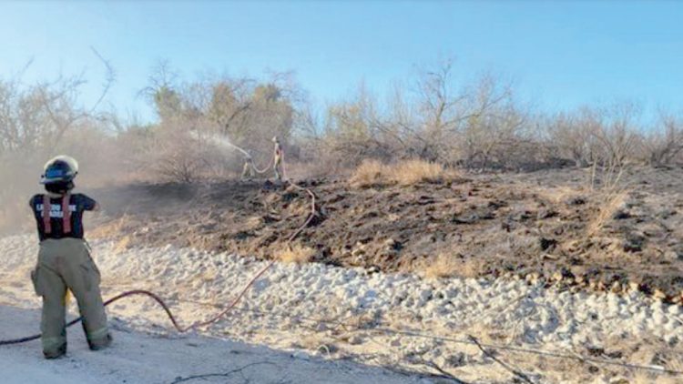 Surge otro incendio a orillas del Bravo