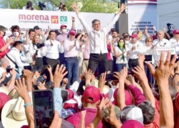 Arranca Américo Villarreal campaña en Cd. Victoria