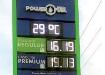 Regresa gasolina a 16 pesos por litro