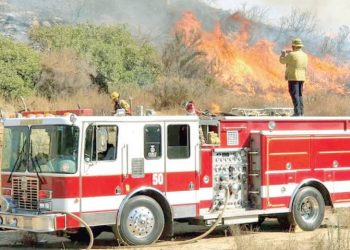 Reaviva el viento incendios en zacatales