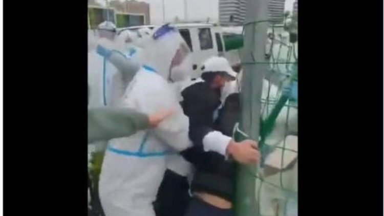 VIDEO | Así son las restricciones en Shanghái; habitantes se enfrentan a policía