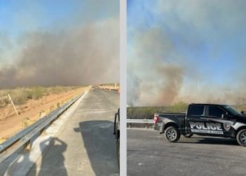 Llega hasta Laredo humo de incendios en Cotulla
