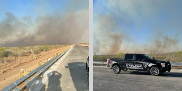 Llega hasta Laredo humo de incendios en Cotulla