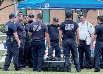 Moviliza entrenamiento a bomberos y agentes de la Patrulla fronteriza