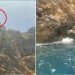 Mujer graba la muerte de su esposo: él se lanzó al mar desde un acantilado | VIDEO