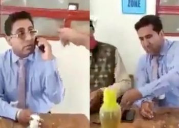 VIDEO | Padre abofetea a prefecto de escuela por presuntamente acosar a su hija