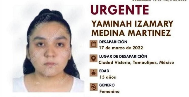 Hallan en Guatemala a menor desaparecida en Ciudad Victoria