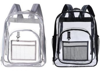 Harán obligatorias las mochilas transparentes