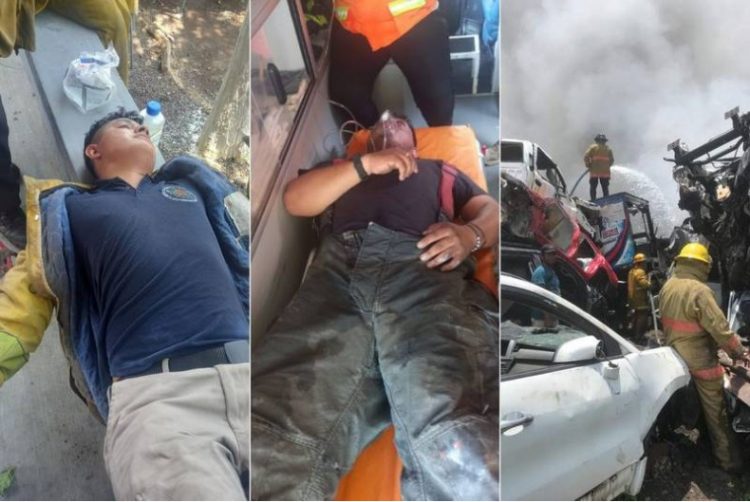 Niegan atención médica a bomberos que sofocaron incendio en corralón de Michoacán
