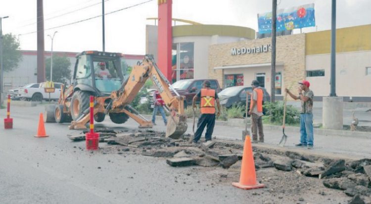 Cierran calles con el fin de rehabilitar colectores pluviales