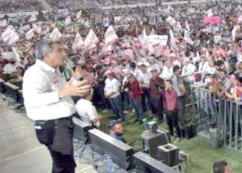 Enseña Morena en Reynosa el músculo