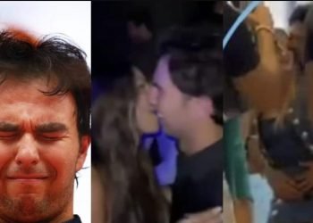 No solo se emborrachó, captan supuesta infidelidad de Checo Pérez en Mónaco