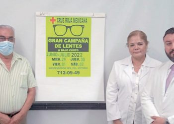 Hará Cruz Roja campaña de lentes a bajo costo