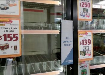 Reportan desabasto de cerveza en la ciudad