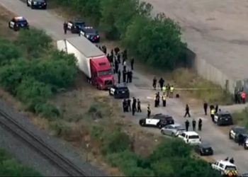 Identifican al chofer del ‘tráiler de la muerte’