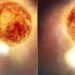Nasa muestra un gran explosión en la estrella supergigante Betelgeuse