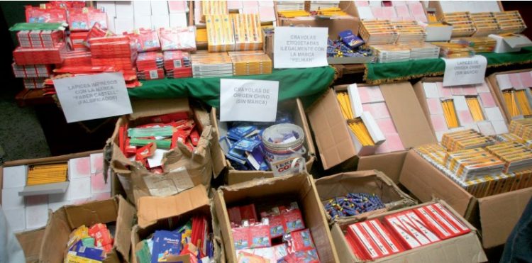 Advierte CBP: falsifican hasta artículos escolares