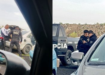 Ordeña policía de élite de CDMX gasolina a sus patrullas