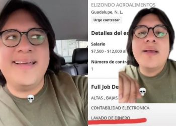 VIDEO | Solicitan auxiliar contable con experiencia… en lavado de dinero