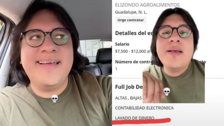 VIDEO | Solicitan auxiliar contable con experiencia… en lavado de dinero