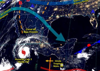 «Roslyn» ocasionará lluvias torrenciales, afectará principalmente a 4 estados