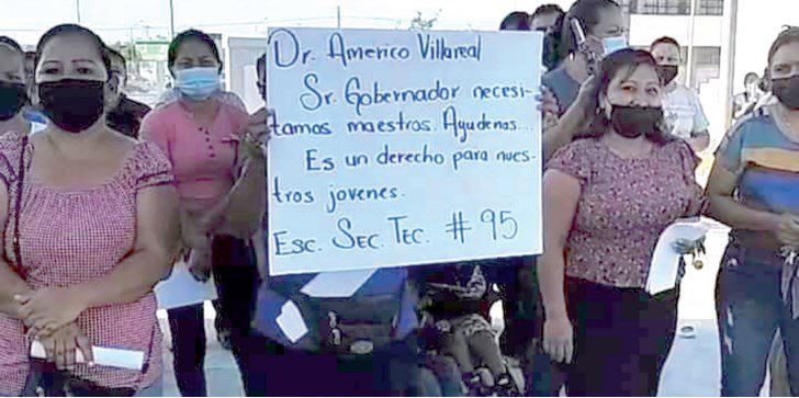 Piden maestros en la Secundaria 95