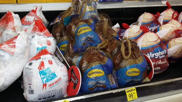 Se va a las nubes precio del pavo