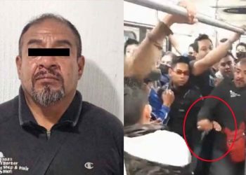 Con esta arma usuario atacó a pasajeros en Metro Chabacano; riña inició por acoso