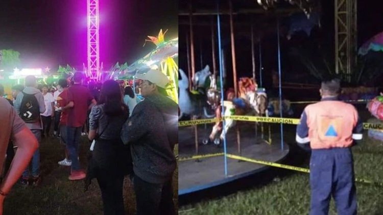 Juego mecánico se desploma en Teloloapan, Guerrero; deja 25 lesionados