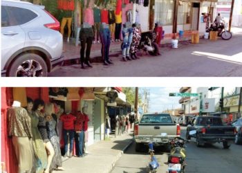 Comerciantes convierten la calle Mina en su propiedad