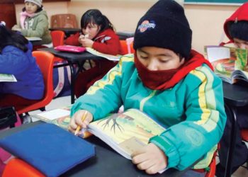 Clase no se suspenderán por bajas temperaturas