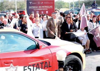 Recibe la Ciudad patrullas de la Guardia Estatal