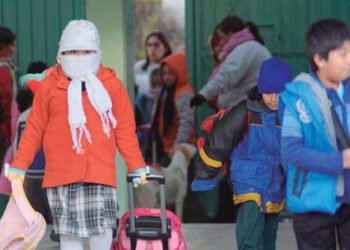 Suspenderán clases por frío en nivel básico