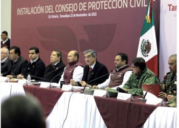 GOBERNADOR TOMA PROTESTA Instalan Consejo Estatal de Protección Civil