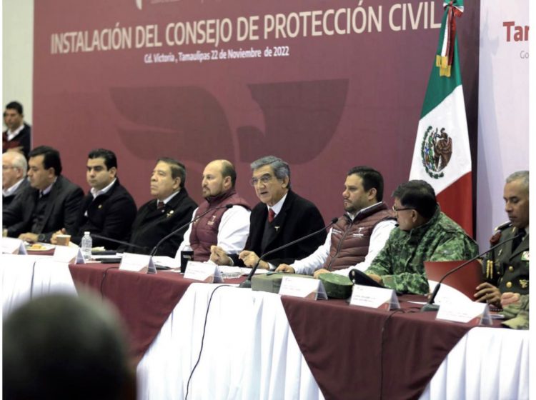 GOBERNADOR TOMA PROTESTA Instalan Consejo Estatal de Protección Civil