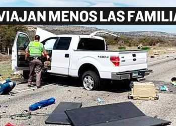 Y VIAJAN MENOS LAS FAMILIAS Aumentan muertos en accidentes en carreteras
