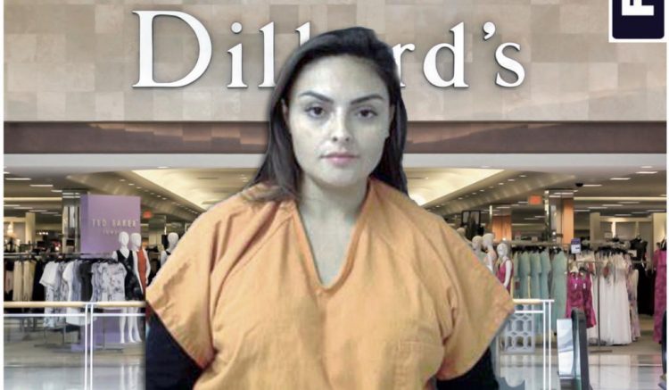 Quería estrenar sin pagar en Dillard’s