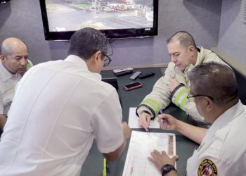 Bomberos y policías planean seguridad y crecimiento urbano